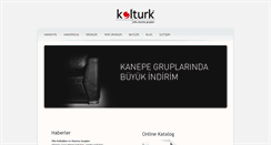 Desktop Screenshot of kolturk.com.tr