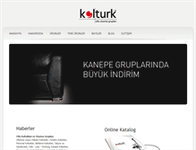 Tablet Screenshot of kolturk.com.tr
